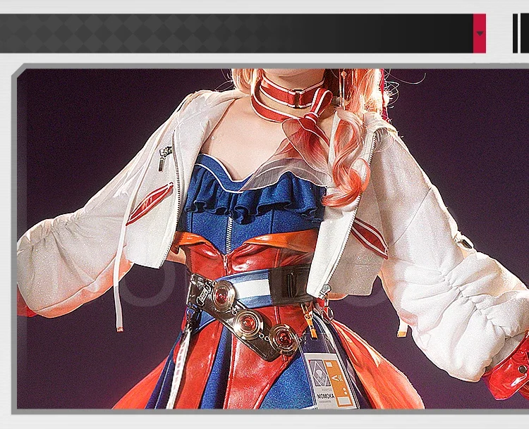 

Game Arknights Haruka Cosplay Costume Cosplay Blue Dress Haruka Suit New High Quality Lolita Uniform for Halloween Carnival
