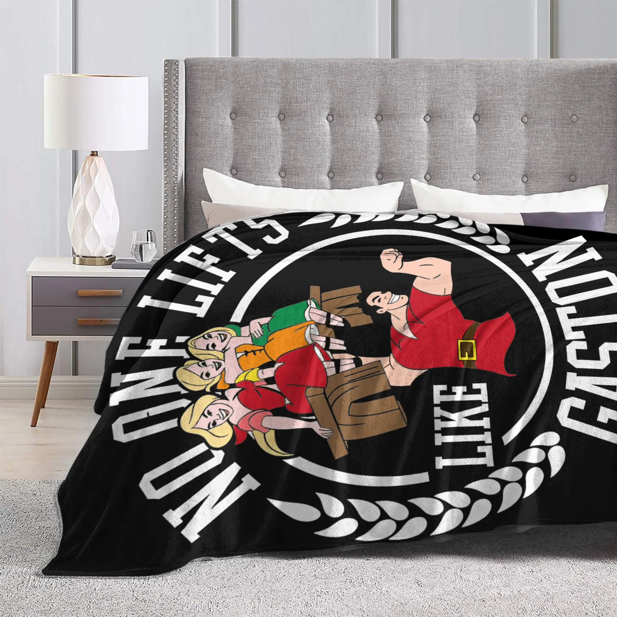 الجمال والوحش بطانية قطيفة الاطفال الكبار الفانيلا رمي بطانية للمنزل ديكور سوبر دافئ جودة مخصصة المفرش #3