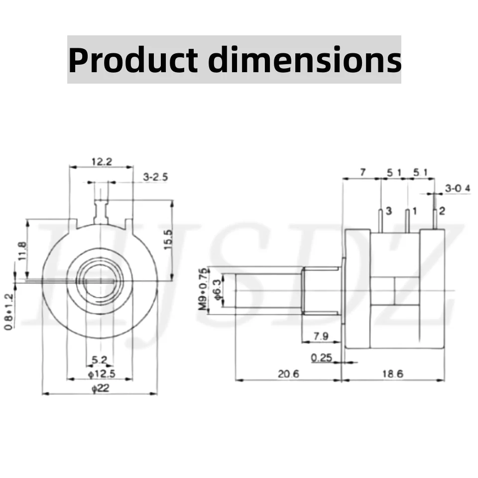 1pcs 3590S Precision Potentiometer 1K 2K 5K 10K 20K 50K 100K ohm Adjustable Resistor 3590 102 103 502 103 203 503 104