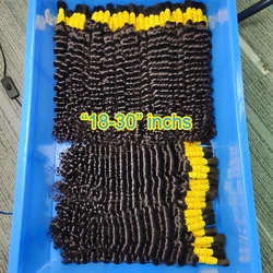 Deep Wave Bulk Human Hair for Braiding No Weft 100g Real Brazilian Virgin Human Hair BOHO Braids Curly Deep Bulk