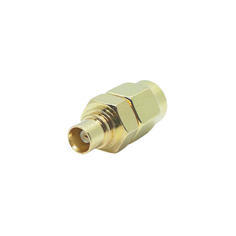 Wholesale 50/Lot Loss Low SMA Male to MCX Female Coaxial Cable Adapter for WiFi Antenna Radio