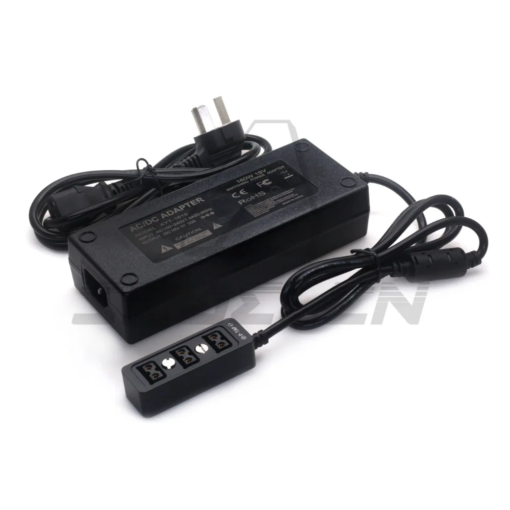 

D-tap 3-полосный разветвитель питания 16 В 10 А/выходной адаптер переменного тока 220 В для V-образного крепления аккумуляторной камеры, монитора, источника питания