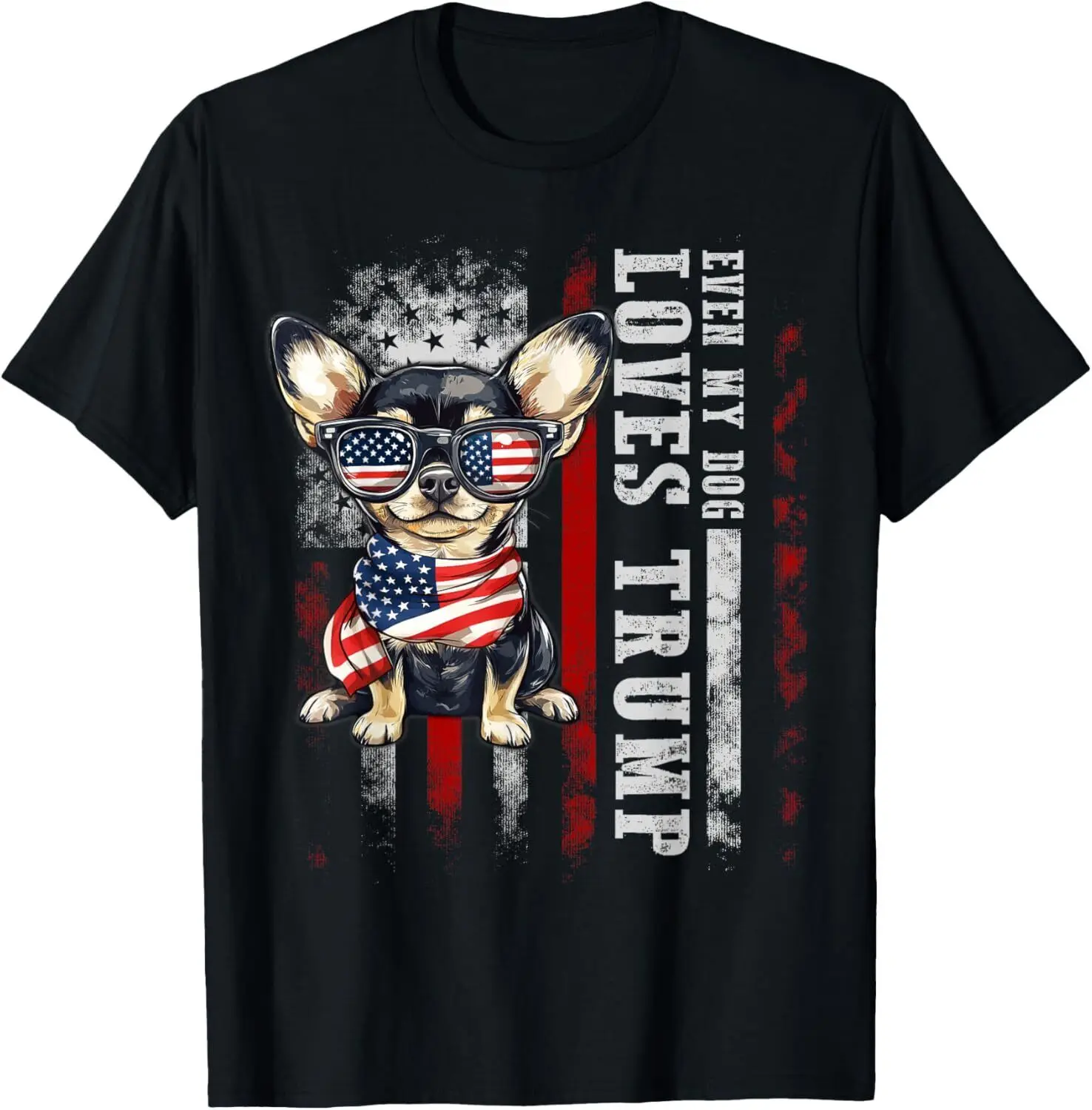 

Забавная футболка Chihuahua Even My Dog Loves Trump, S-5XL