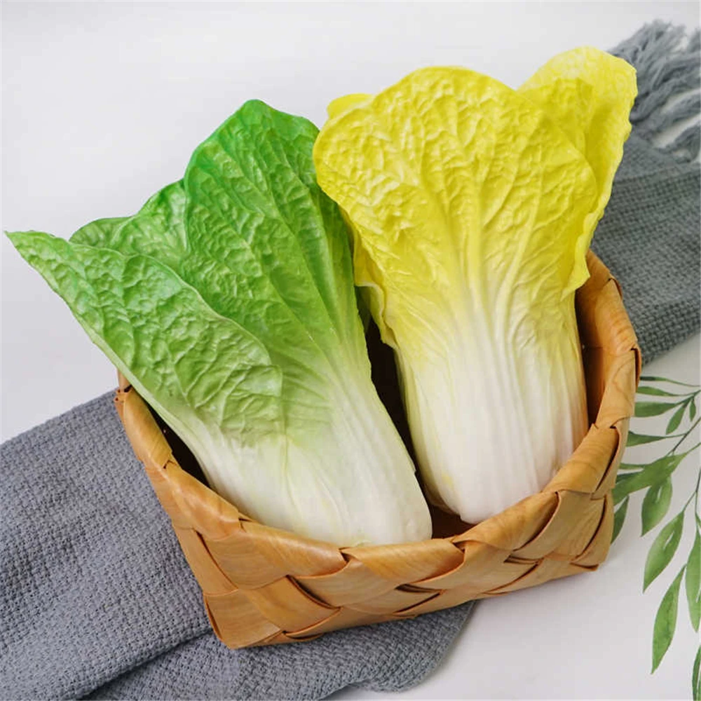

artificial vegetables Kitchen cabinet hotel restaurant store shop decoration simulation fake pakchoi Chinese cabbage vegetables