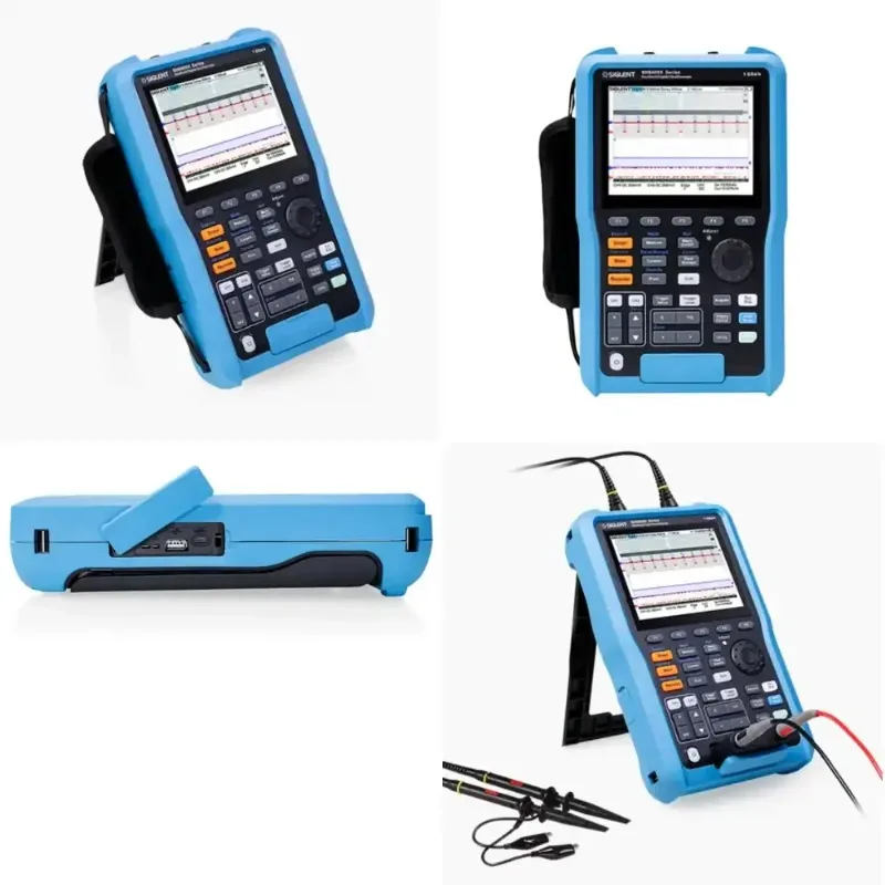 

100MHz 2CH SHS810X 5-in-1 Handheld Oscilloscope, with Spectrum & Data Logger