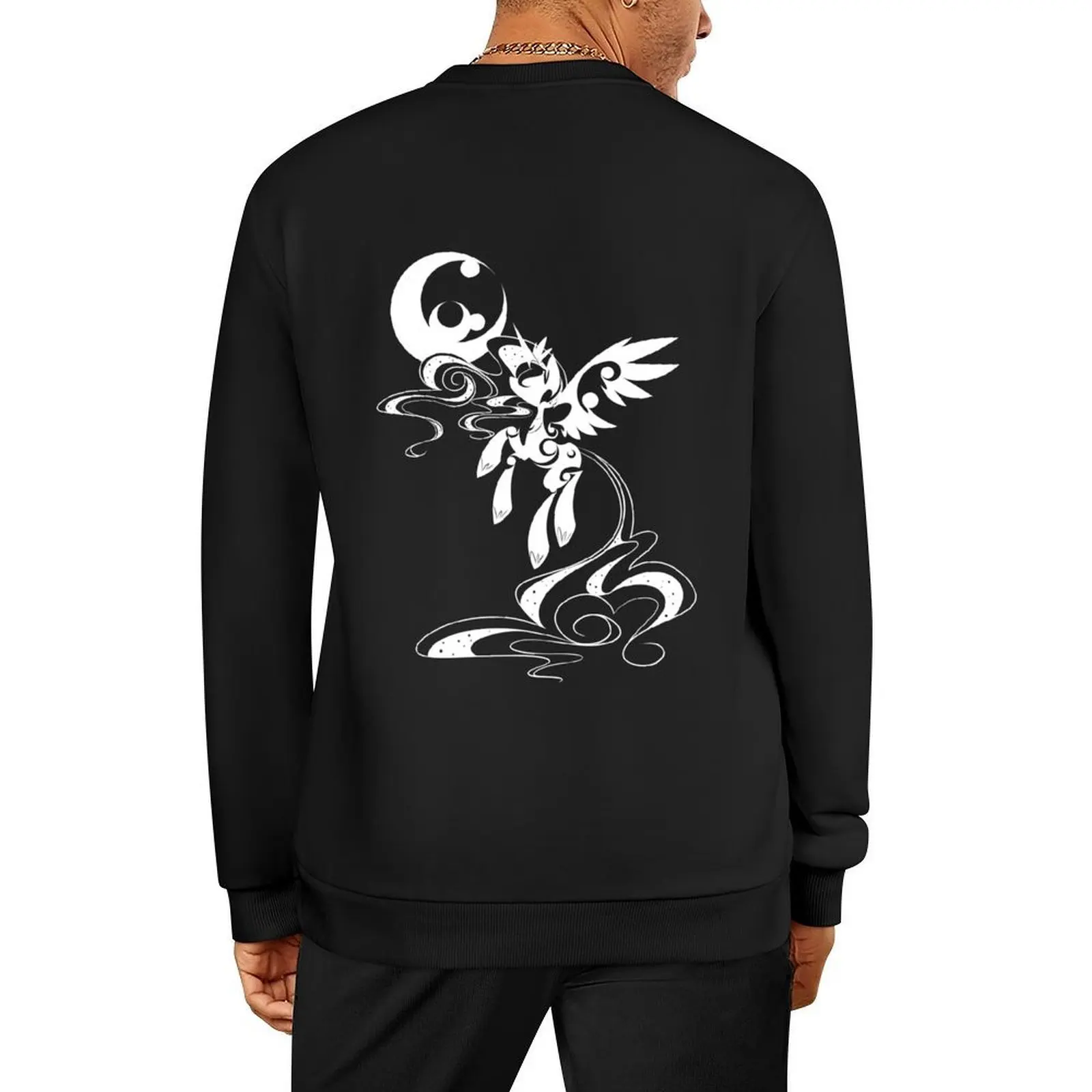 

My Moon's Lineage (White) Pullover men clothing men wear men's coat aesthetic clothing hooded sweatshirt for men