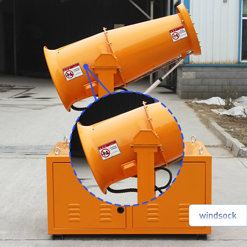 قمع الغبار لمدفع الضباب لمصنع البناء، أمان مثبت على شاحنة الضغط العالي #5