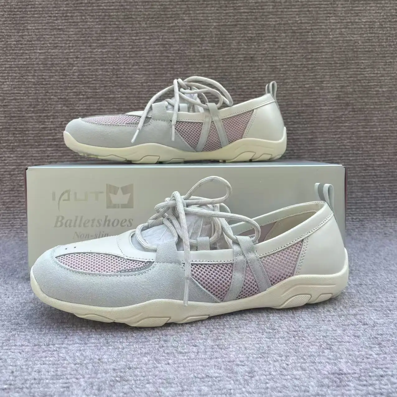 

Retro Breathable Light Ballet Flat oes Women's Faion Mary Jane Casual Cross Bule Leather Inner Leather Upaded Version