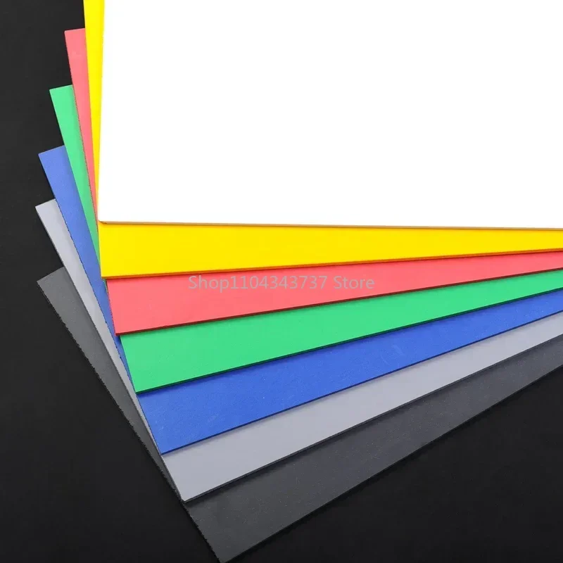200x300 / 300x400mm Colored PVC Foam Board Handmade Model Making Material Plastic Flat Board For DIY Building Model Materials