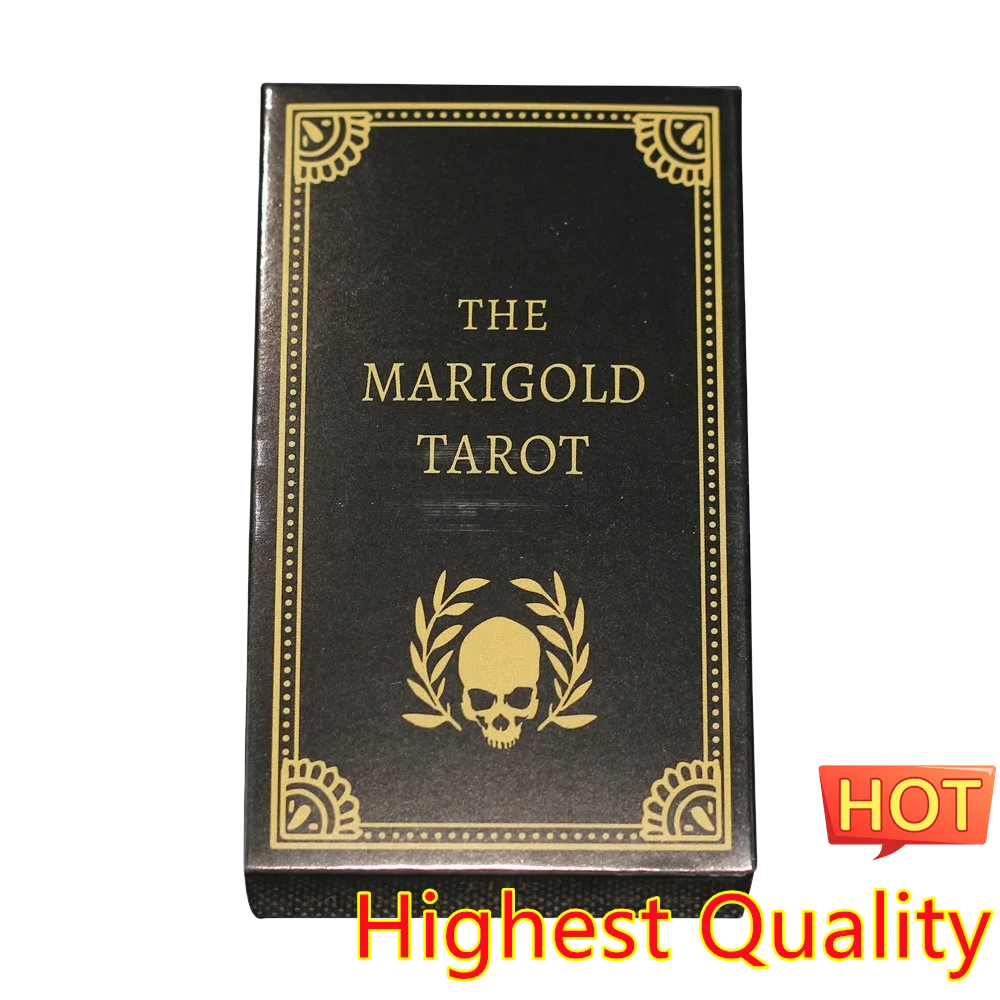 12X7cm Augury Marigold Tarot Without Guide Book Fate  Decks Board Game  Prophesy Tarot Cards Oracle Card