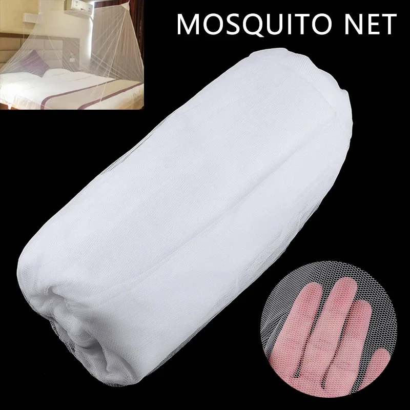 

Outdoor Camping White Four Corner Mosquito Canopy Net With Storage Bag Insect Tent Protection Bedroom Full Netting