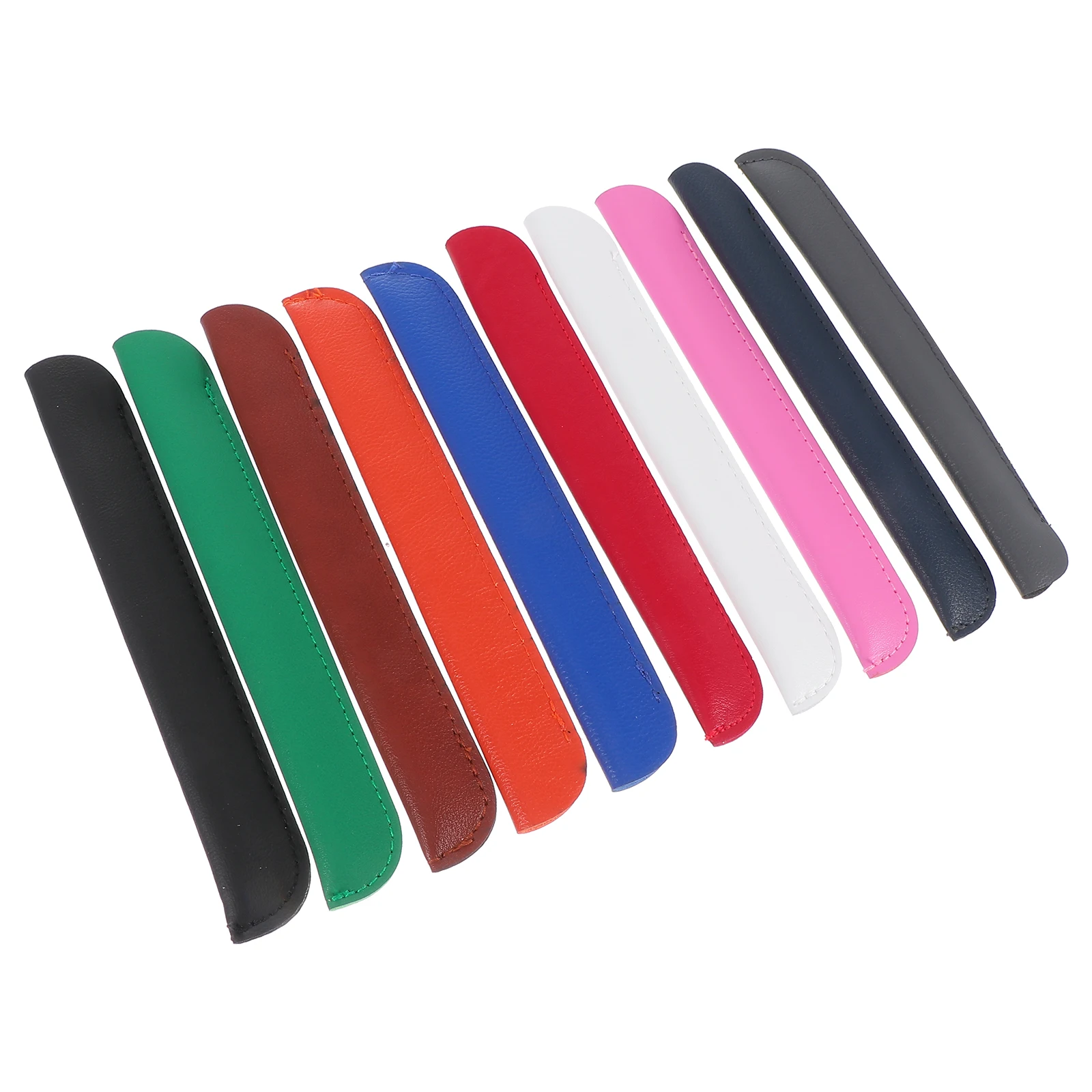 

10 Pcs Pencil Case Protective -inclusive Bags PU Business Covers Single Protector Touchscreen