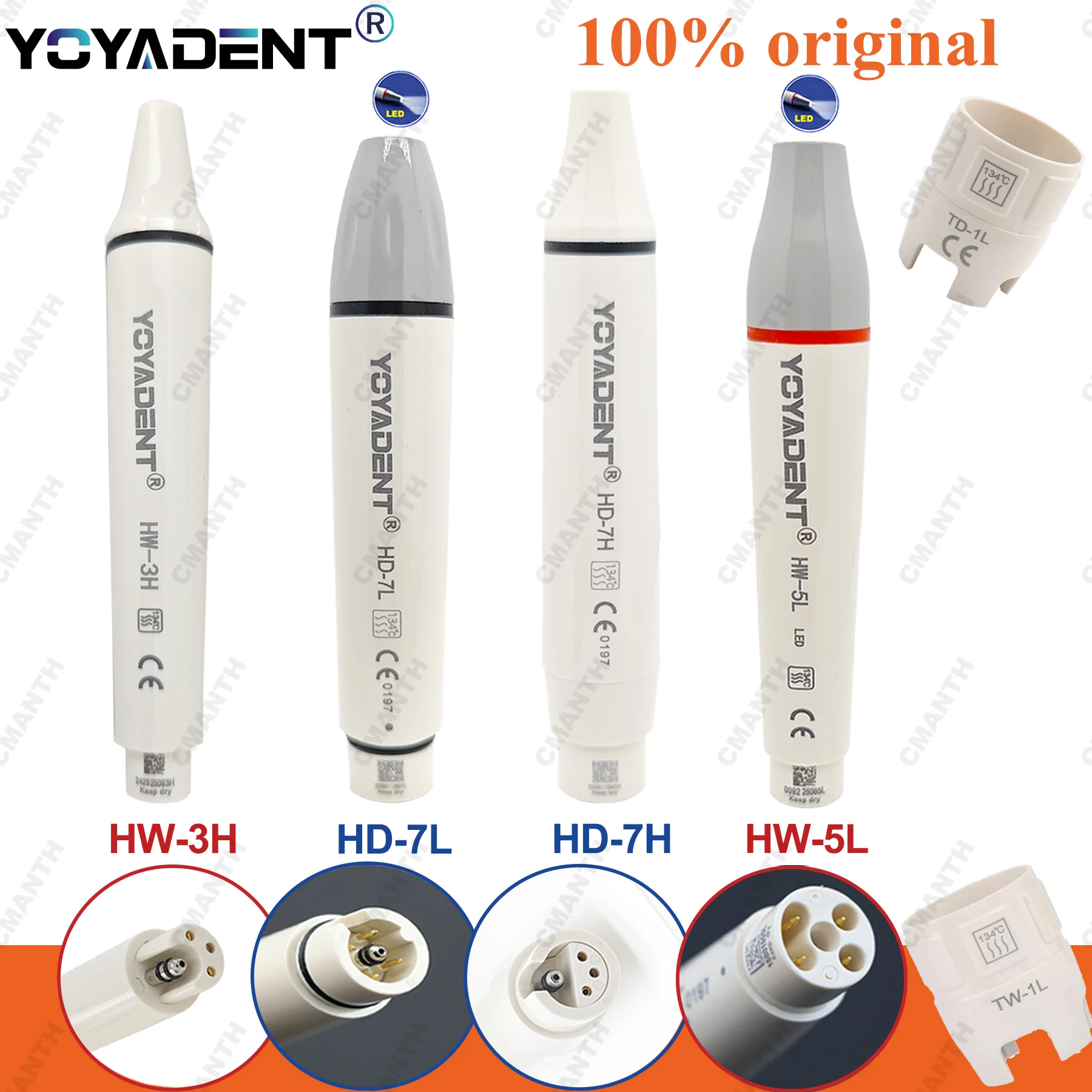 

Стоматологический встроенный ультразвуковой наконечник для скалера, светодиодный светильник N2 V2 HW-5L HD-7L, насадки для удаления накипи для стоматологии, чистки зубов, отбеливания