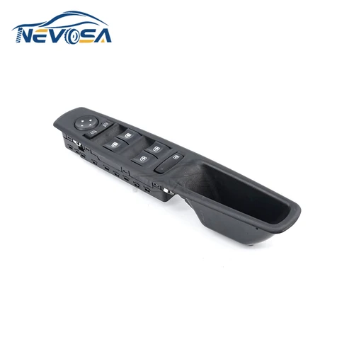 Imagen 2 del producto NEVOSA 809610016 Botón de interruptor de ventanilla eléctrica del lado del conductor R para Renault Megane MK3 2008 2009 2010 2011 2012-16 accesorios de coche