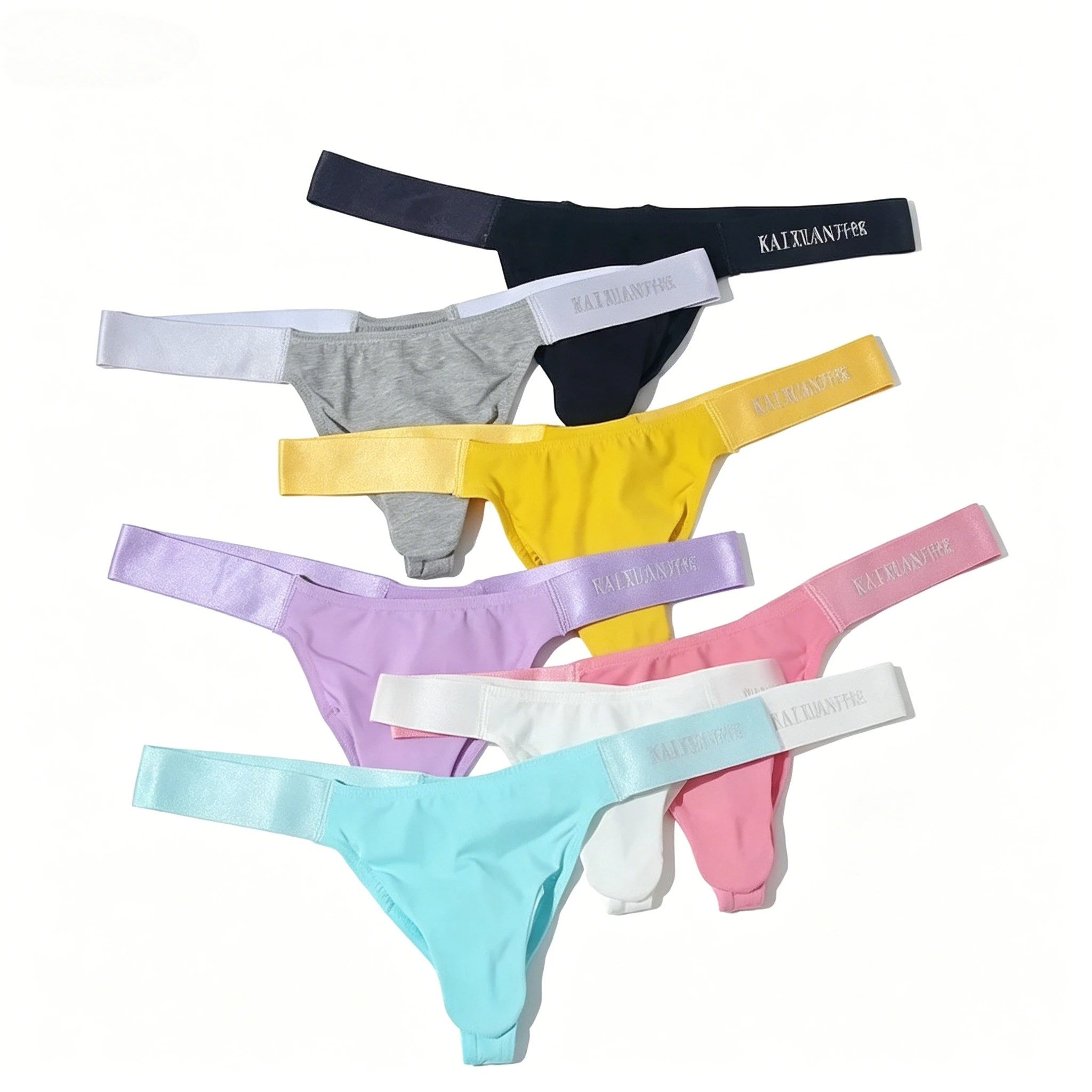 Cotton T Back Thong for Men Sexy Low Waist Elephant Nose G-string Breathable Gays Erotic Penis Sleeves Open Buttocks Underpants