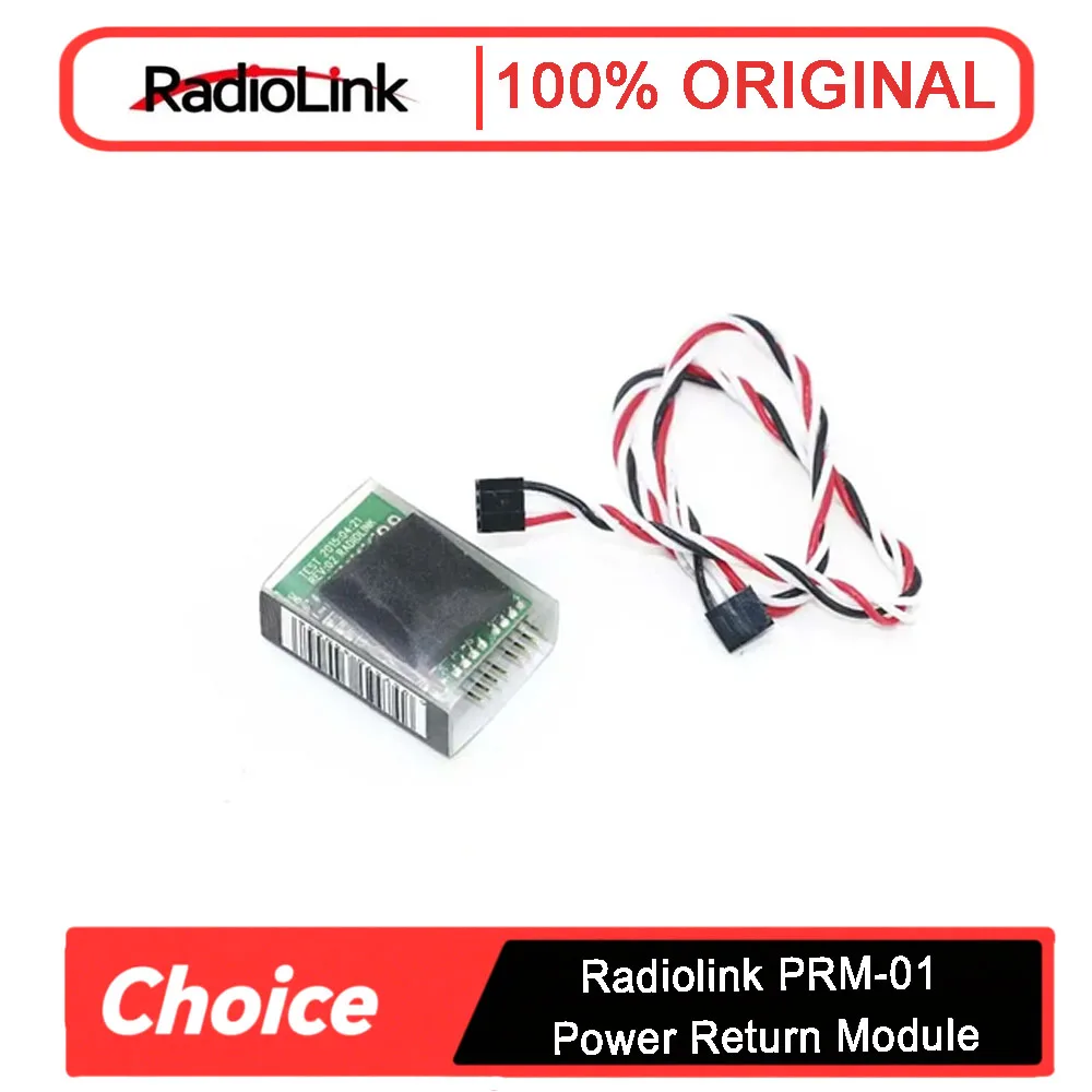 

Телеметрический модуль Radiolink PRM-01, мониторинг напряжения возврата мощности, совместимый с радиоуправляемыми приемниками AT9 AT10 R9D R10D