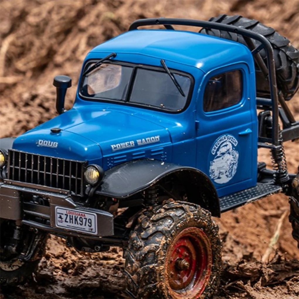 

1/24 FMS FCX24 RTR 4WD RC Car Power Wagon 12401 Альпинистский рок-гусеничный радиоуправляемый автомобиль со светодиодной подсветкой Внедорожный грузовик Игрушка для взрослых и детей