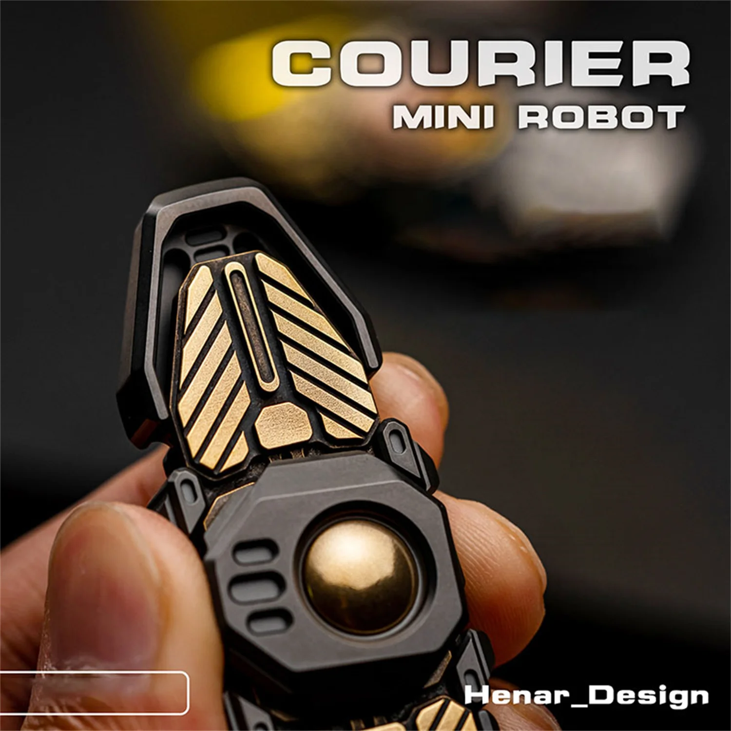 WANWU EDC in acciaio inox punta delle dita giroscopio metallo agitarsi giocattoli antistress Finger Spinner