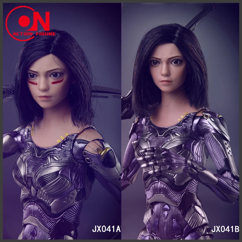 

JXTOYS JX041 1/6 Alita Head Sculpt Fighting Angel Head Carving Model Fit 12 inch Female Soldier Action Figure In Stock