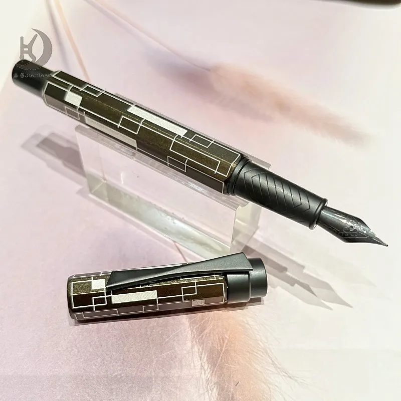 1 Stück Yongsheng 9678 Neuartiger achteckiger Füllfederhalter, einzigartiger Design-Stift, perfekt als Geschäftsgeschenk, Bürogeschenk, Festgeschenk – Detail 4