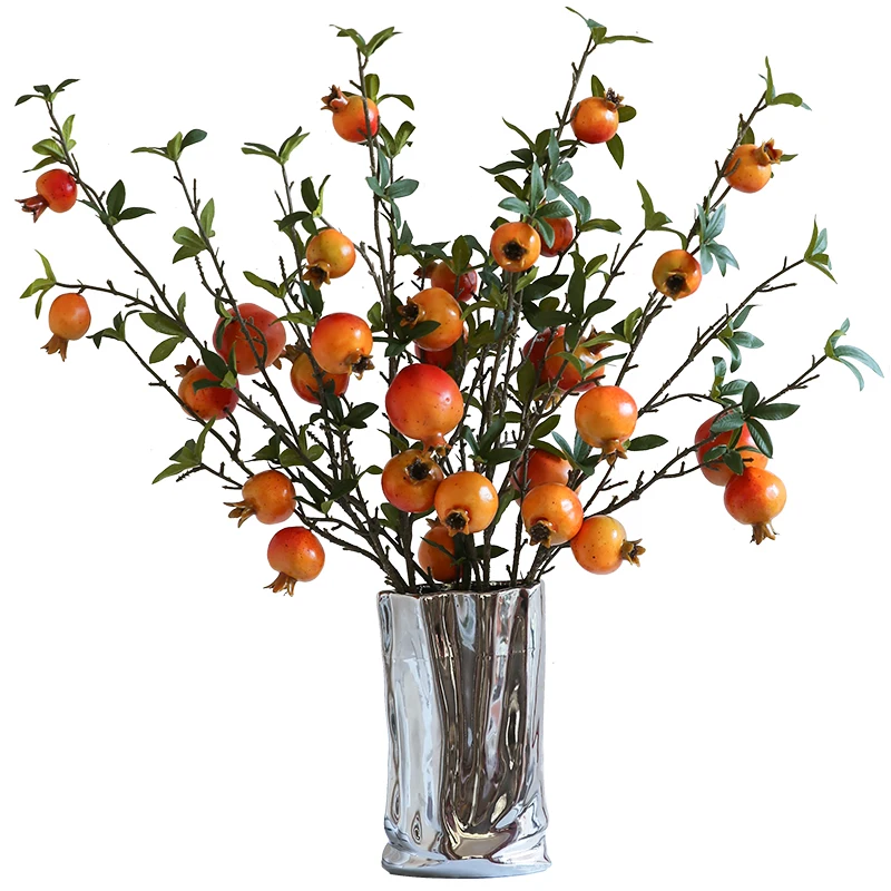 Chinese New Year Fortune Fruit Fake Bouquet Decoration Home Living Room Fake Persimmon Decoration Dining Table Home Decoration