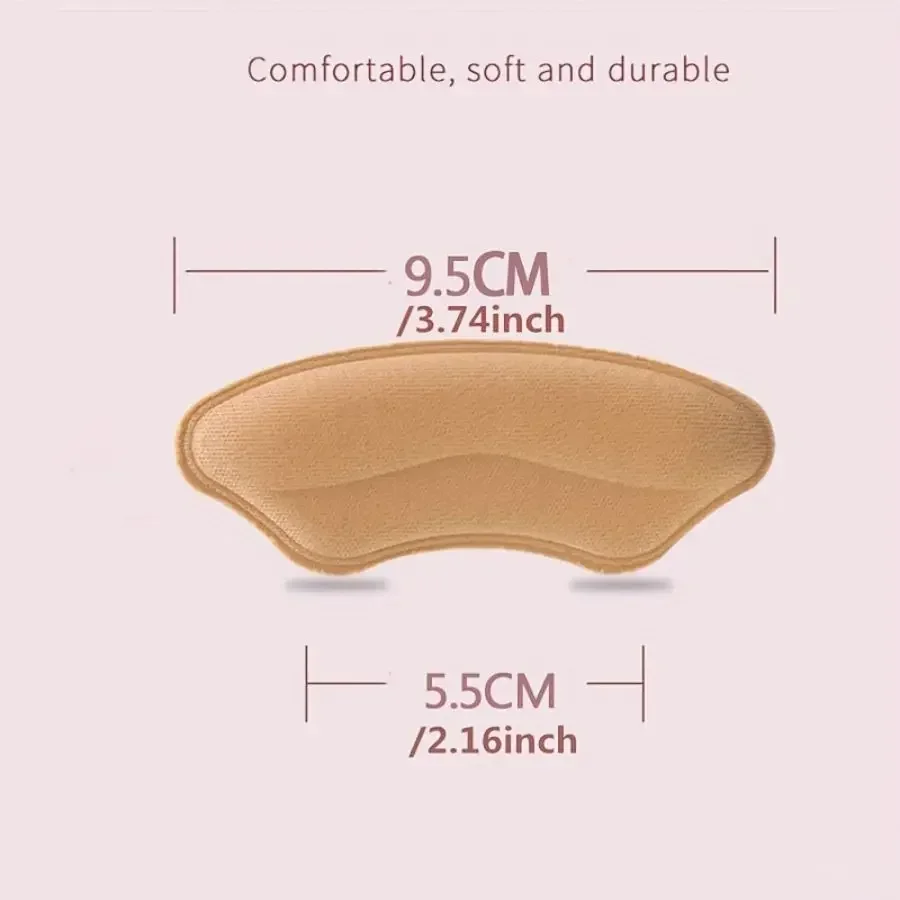Self Adhesive Heel Pads for Shoes Anti Blister Heel GripsThickened Shoe Heel Inserts Prevent Slipping Reduce Size for HeelsBoots