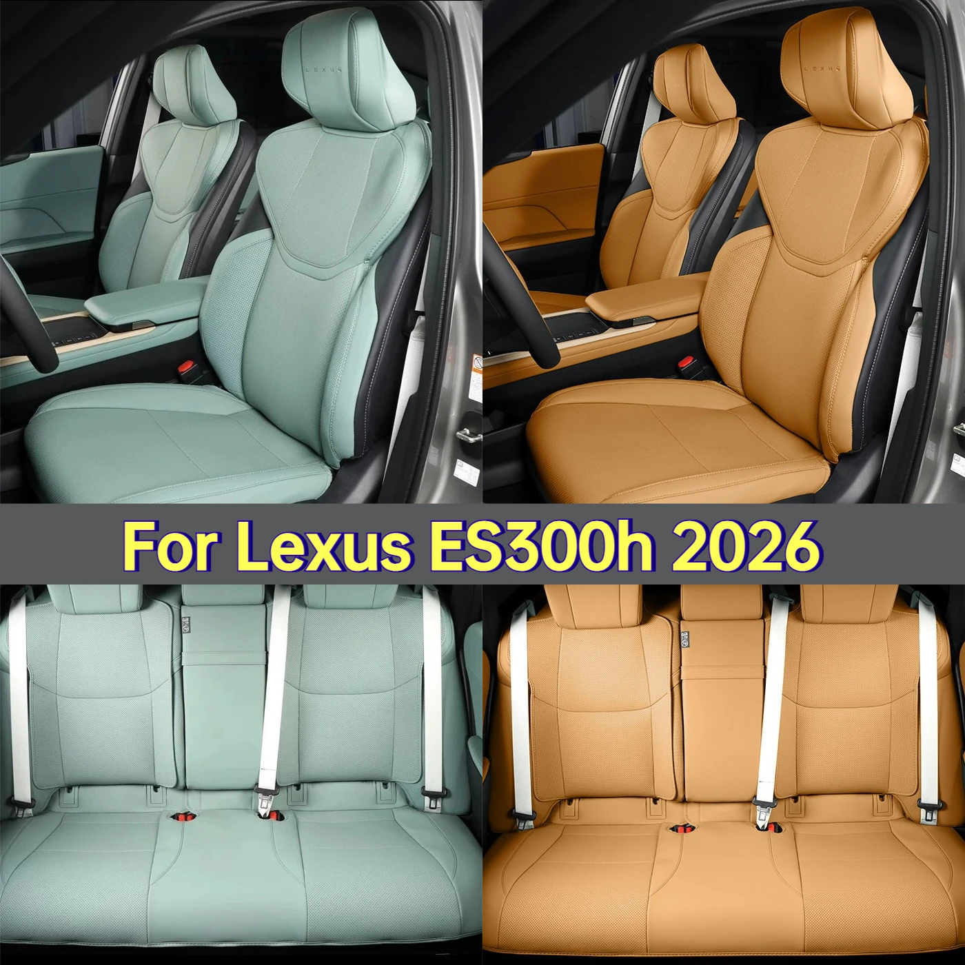 Leather Car Seat Cover - For Lexus ES300h 2026 Car Seat