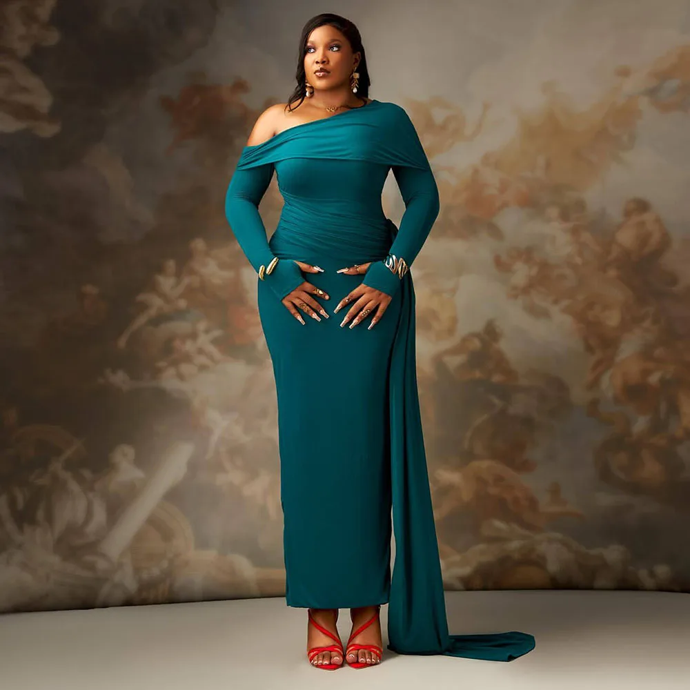 

Elegant Evening Dresses For Special Occasions One Shoulder Second Dress For Wedding Party Gowns Customized