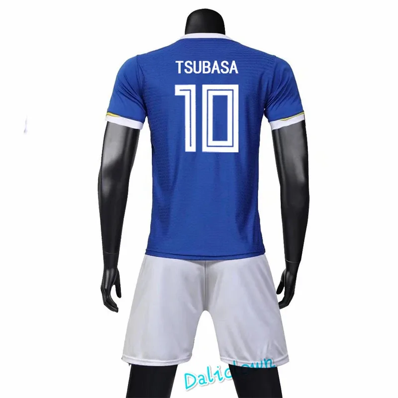

CyCaptain Tsubasa Джерси Футбольный костюм Нанькацу Униформа начальной школы для детей и взрослых Kuroda Chronicle Ozora Косплей Костюм Набор