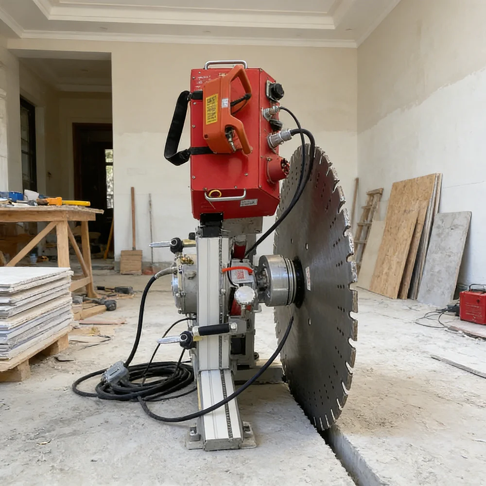 Portable Hydraulic Wall Saw with 420mm Diamond Blade for Small Scale Concrete Modification Work