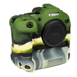 NEW High quality antiskid Silicone Skin Case Protective Cover DSLR Camera Bag For Canon EOS  R3 Protect shell accessories