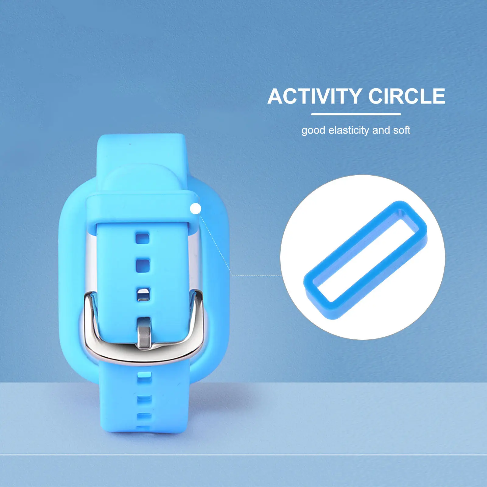 Premium Silicone Watch Band Loops Watch Strap Keepers Retainer Holders Prevent Loosening Falling Off Secure Stylish