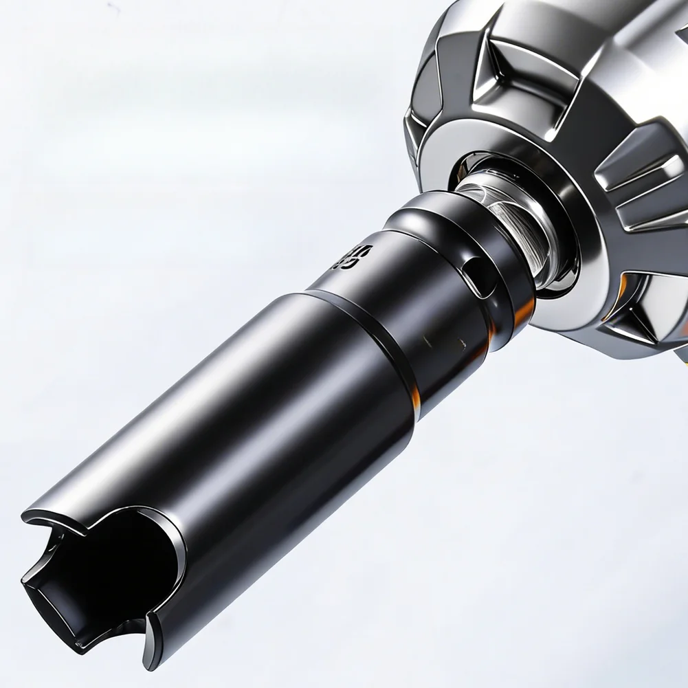 Gas Chainsaw Clutch Sleeve Removal Socket Wrench with Thickened Socket Body and Multi Layer Electroplated Rust Resistant Coating