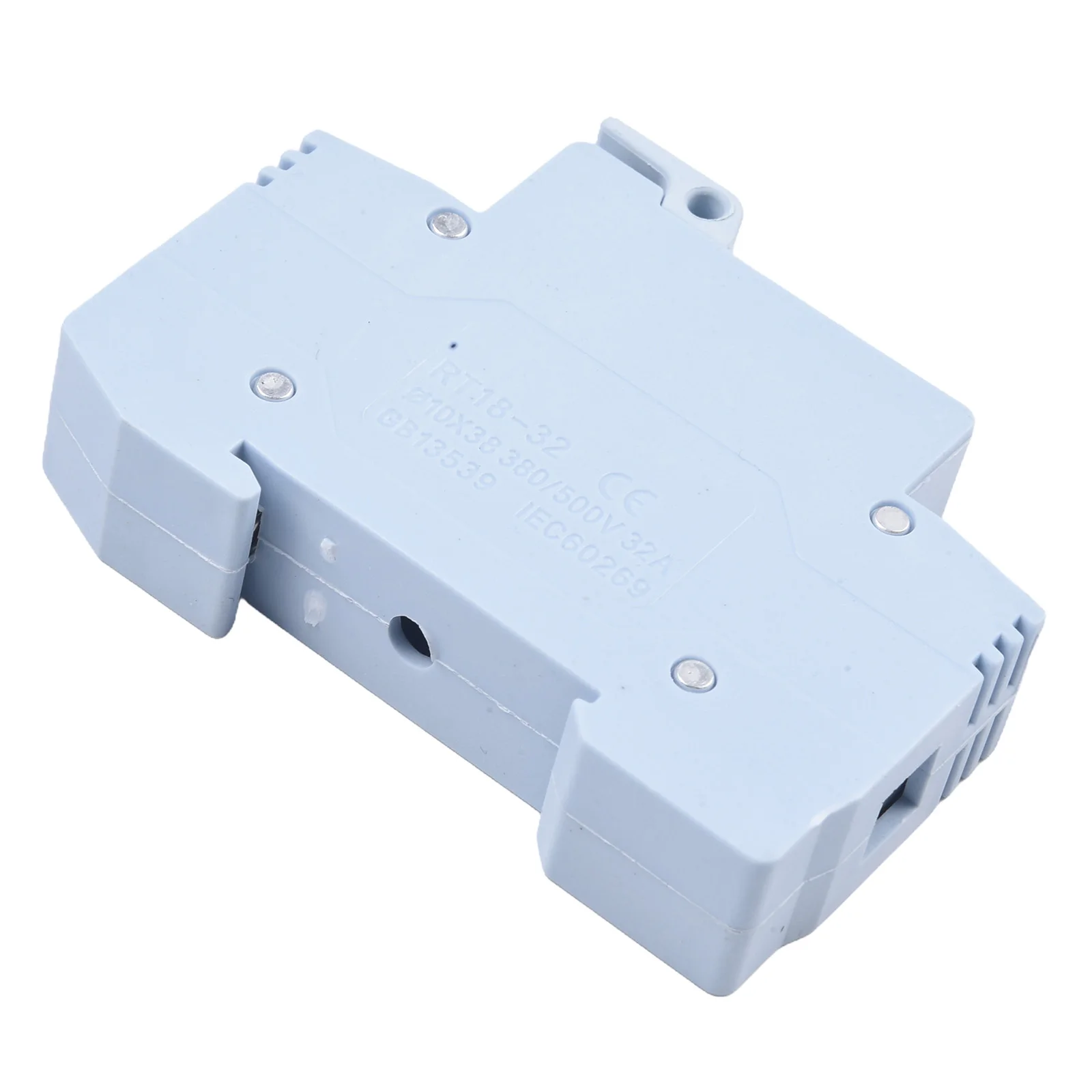for 1p Fuse Holder DIN for rail Mount Fuse Holder 79*60*18mm Semi-enclosed Construction Stable And Reliable Tunnel Design Wiring