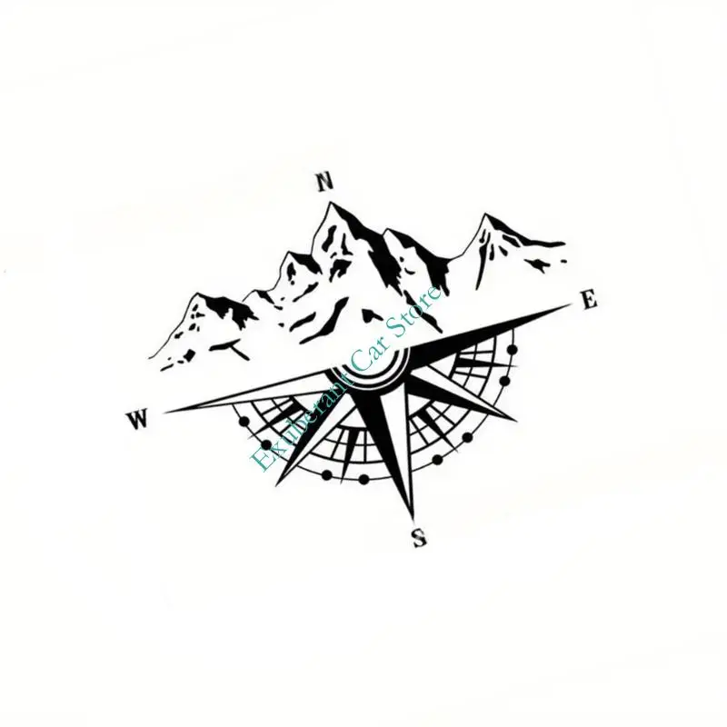 ملصقات H3CE للمركبات الجبلية لتوجيهات الطقس، شارات قوية محمية من مادة PVC