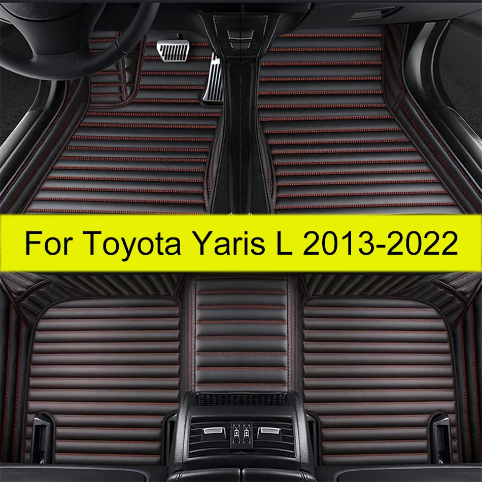 

Car Floor Mats For Toyota Yaris L 2013 2014 2015 2016 2017 2018 2019 2020 2021 2022 Custom Auto Foot Pads Interior Accessories