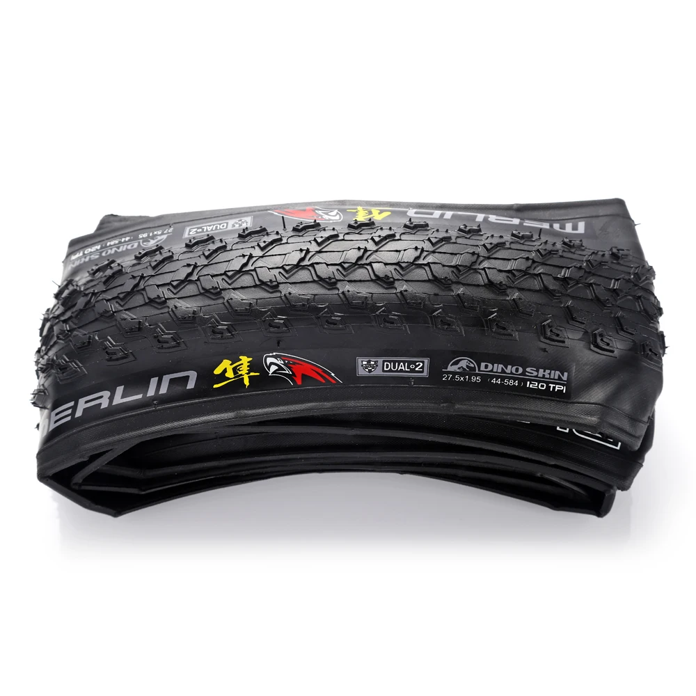 ChaoYang bicycle tire 26 27.5x1.95 29*1.95 folding tyres 120TPI DINO SKIN anti puncture MTB mountain bike tires ultralight Box