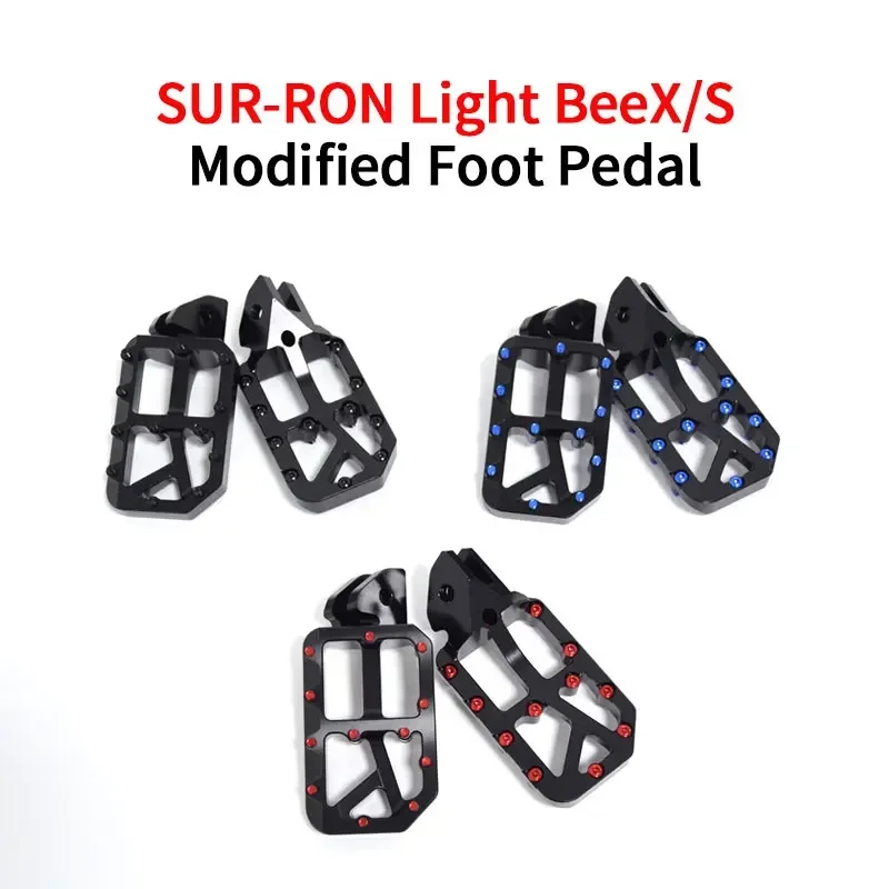 For Surron Light Bee X 2024 New Customized Modified Pedals Foot Pedal Modification Accessories Sur Ron