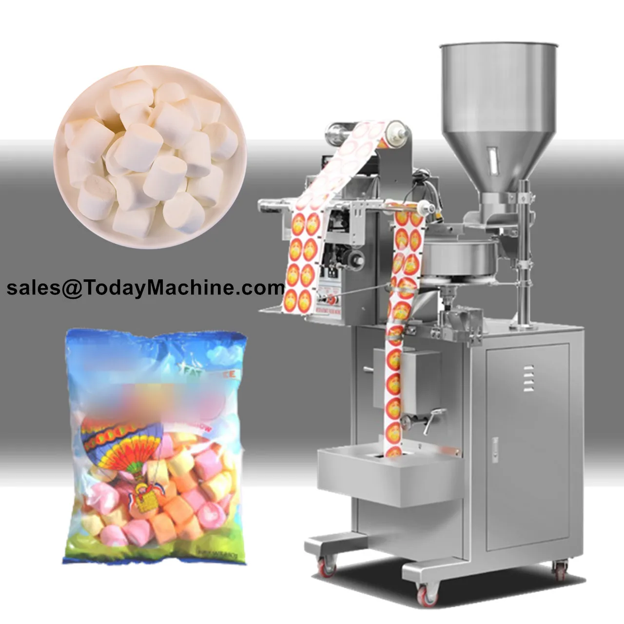 Automatic Powder Peanut Granule Bag Packaging Machine With Measuring Cup