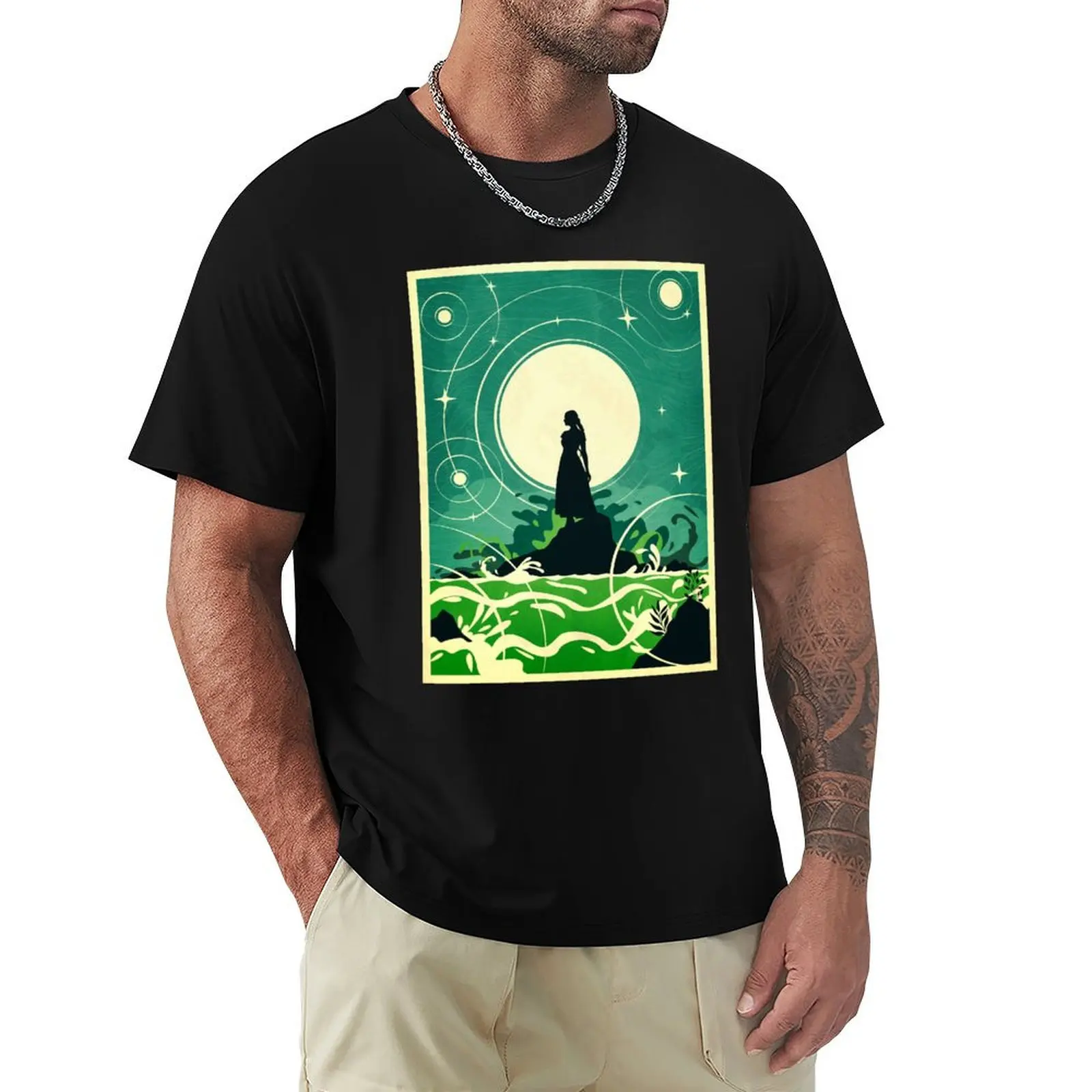 Braid of the Emerald Sea / Tress of the Emerald Sea T-Shirt Utility Casual Work T-Shirt