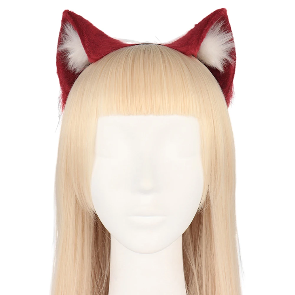 Animal Cat Fox Ear Hair Hoops Cosplay Faux Fur Hairband Girls Halloween Headbands copricapo accessori per capelli