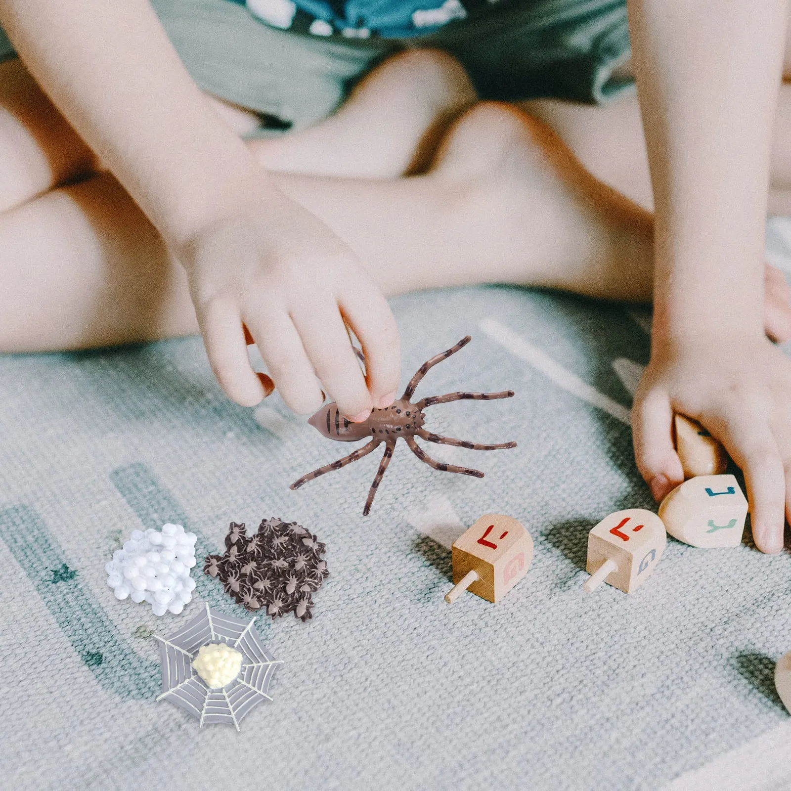 

Набор для симуляции жизненного цикла паука: реалистичный образец развития насекомого, образовательный комплект для детей, декор для дома, учебное пособие, эволюция животных