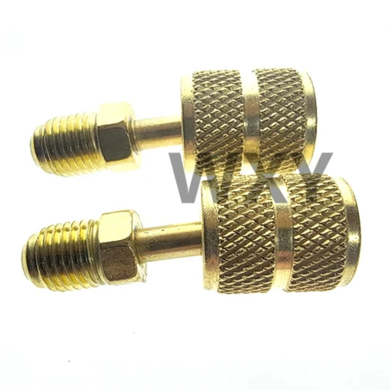 2Pcs Air Conditioning Adapter Male 5/16