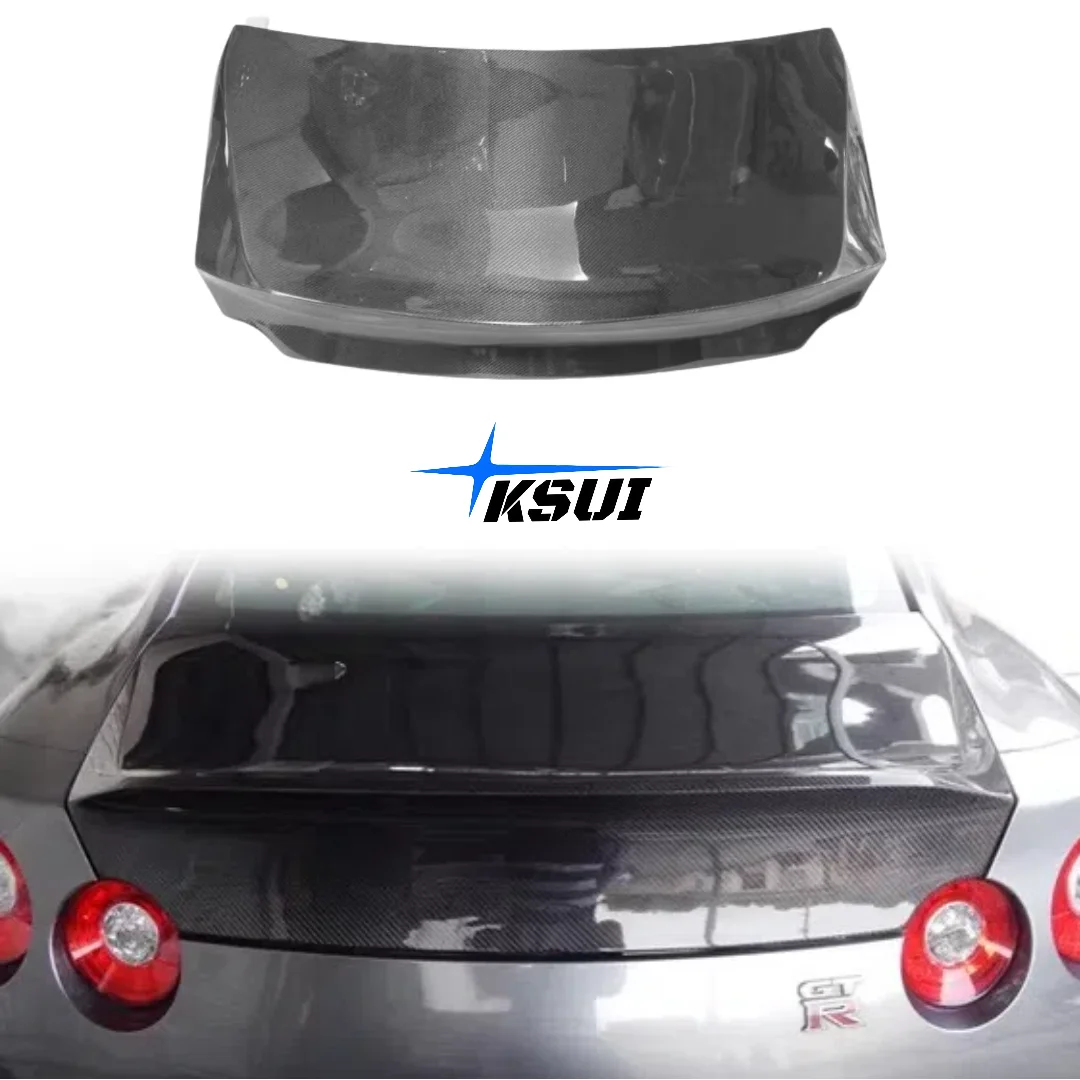 

Для Nissan GTR R35 2008-2016 углеродное волокно, обновление и модификация крышки багажника автомобиля, комплект кузова багажника