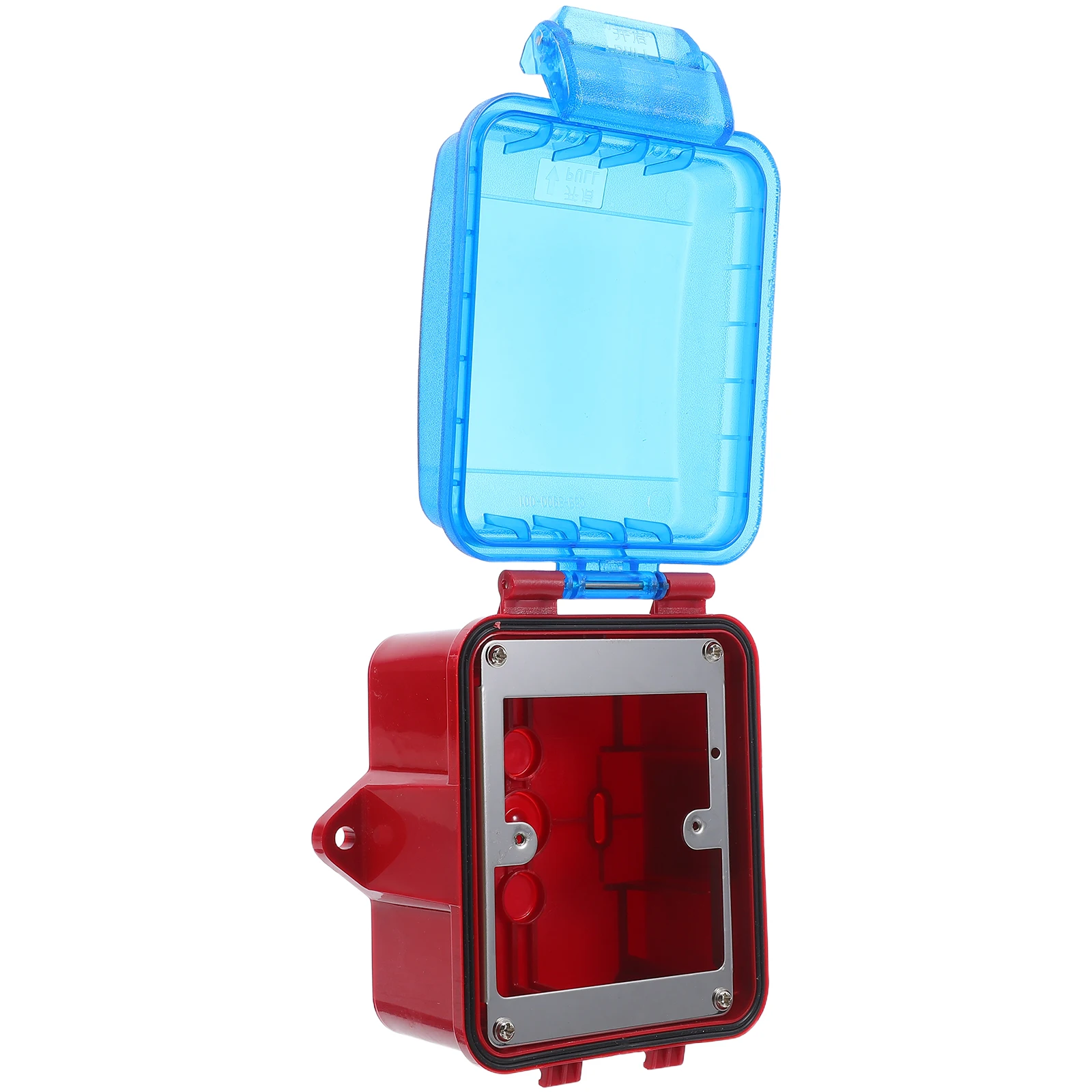 

Waterproof Cover Manual Button Emergency Stop Protector Plastic Universal Fit Indoor Outdoor Use Alarm Button