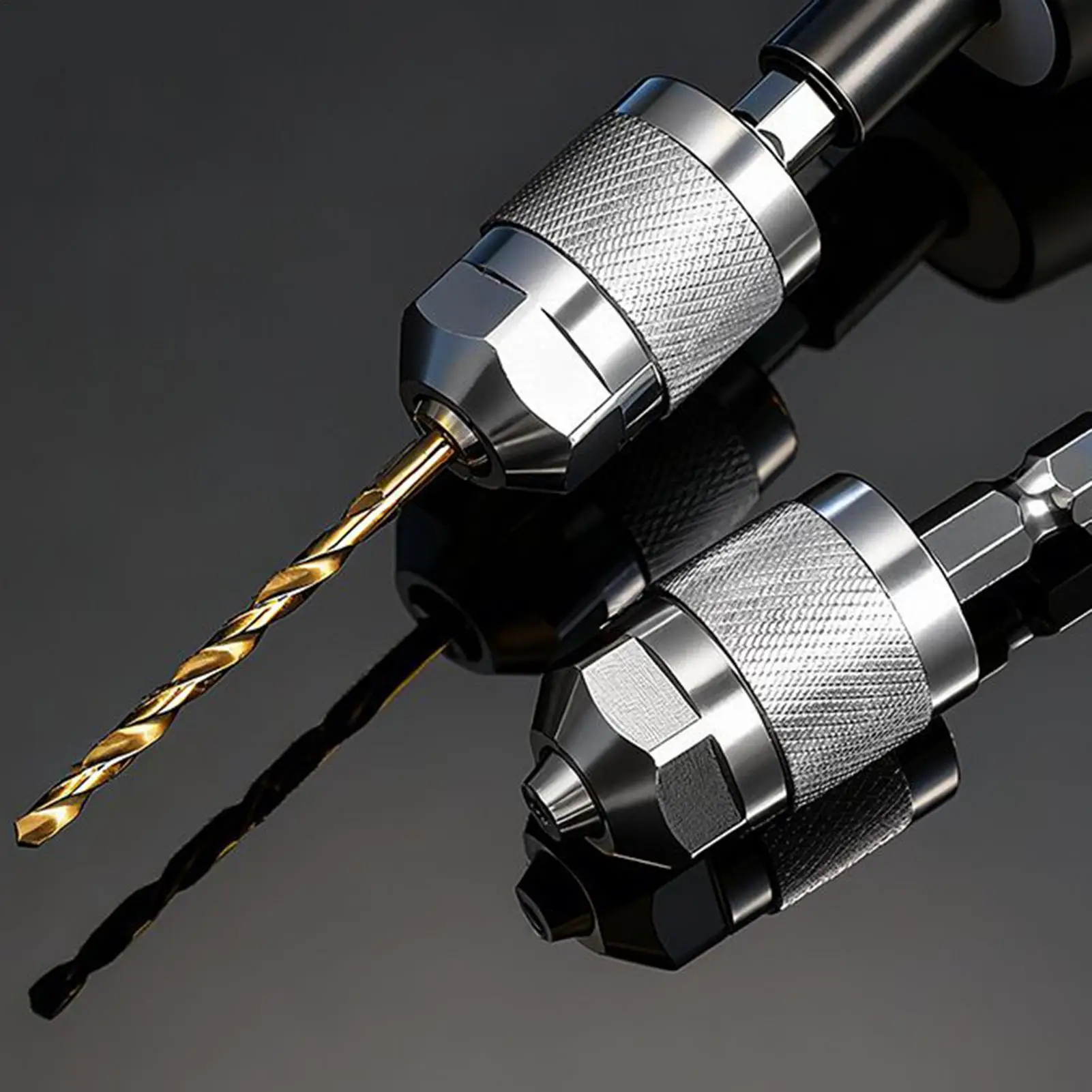 Drill Chuck Electric Drill Bits Collet Converter Extension Screwdriver Chucks Adapter Fixture 1/4" Hex Shank