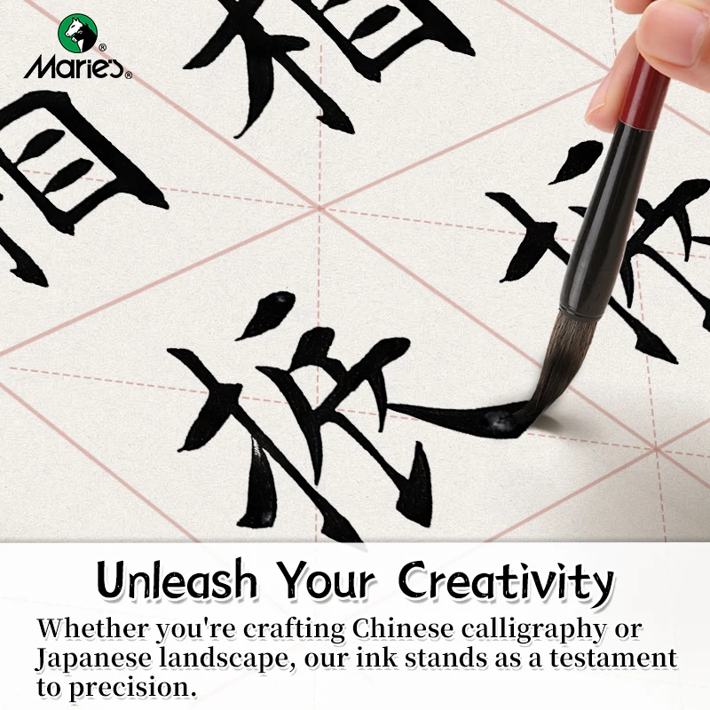 1 قطعة 100 جرام/250 جرام/500 جرام خط ماري وزجاجة حبر سائل سومي للفنانين لممارسة الأعمال الفنية الصينية التقليدية #4