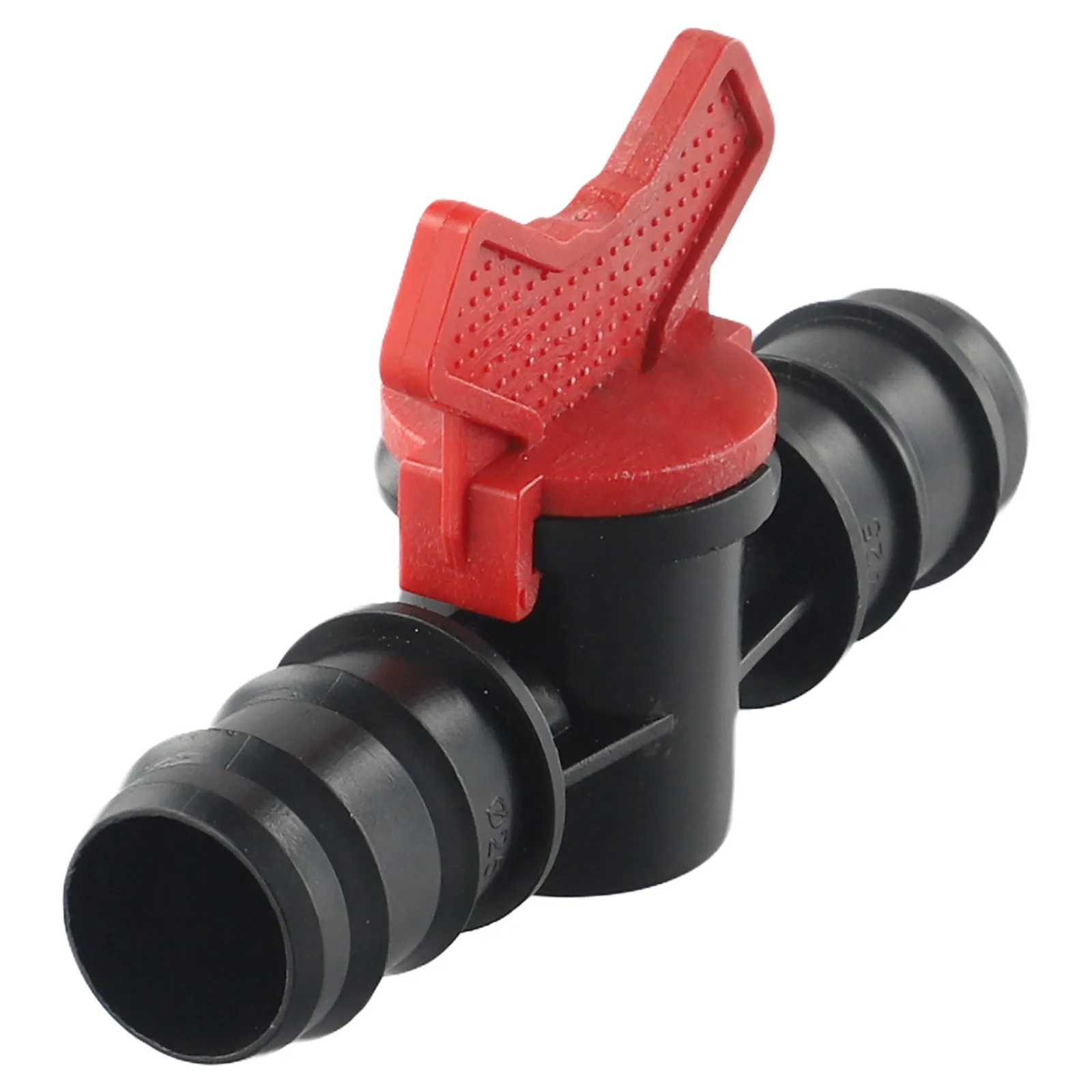 Shutoff Valve Ball Valve Connector for PE Pipe PN4 Drip Hose Compatible with 16 20 25 mm Sizes for Fluid and Air Control