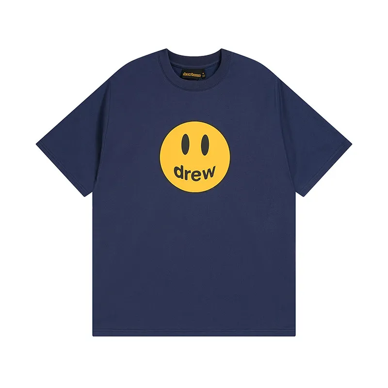 Neue Herrenbekleidung, mehrfarbiges T-Shirt mit Smiley-Aufdruck, Unisex, lockeres Kurzarm-T-Shirt, Herrenbekleidung – Detail 5