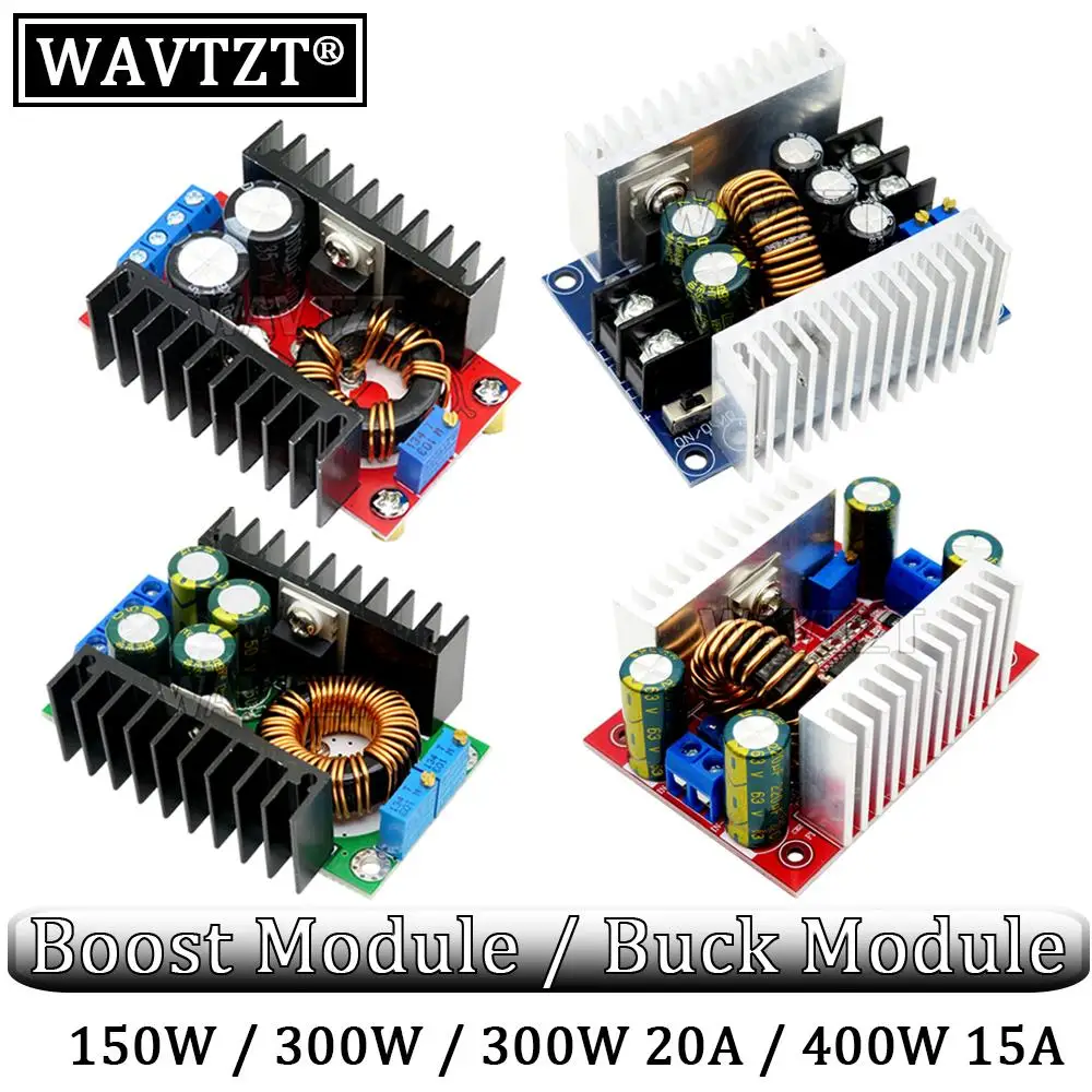 DC-DC 150W /9A 300W /300W 20A/ 400W 15A Sterownik LED stałoprądowy Przetwornica podwyższająca Przetwornica obniżająca napięcie Moduł zasilania